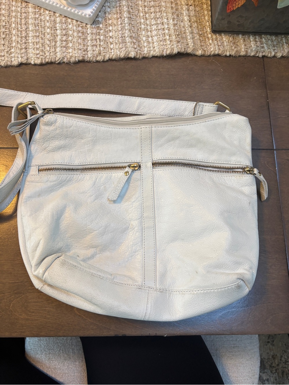 Set of 2 Leather Crossbody Bag - Minimalist Everyday Carry